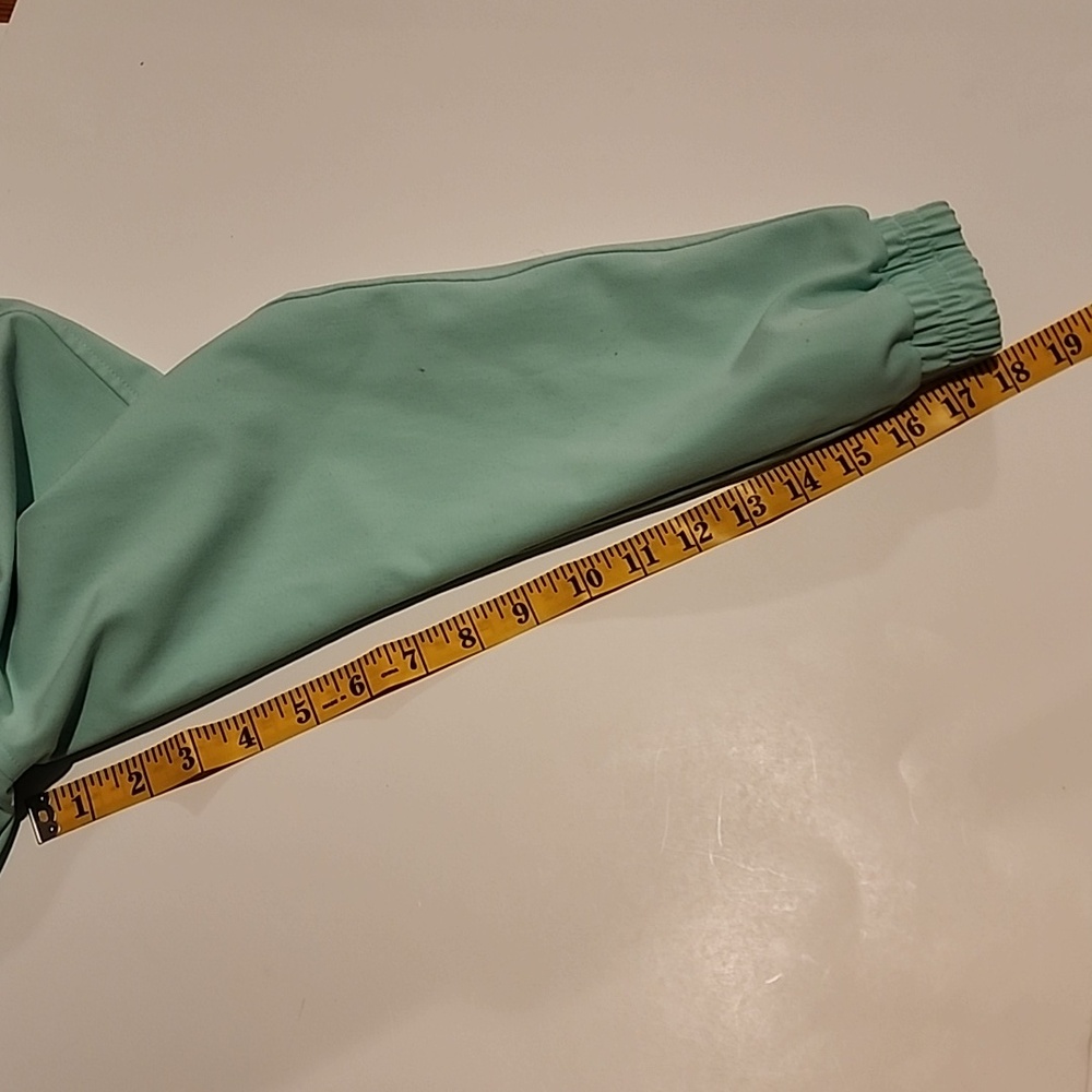 Figs Light Mint Full-Zip Jacket Small - image 14